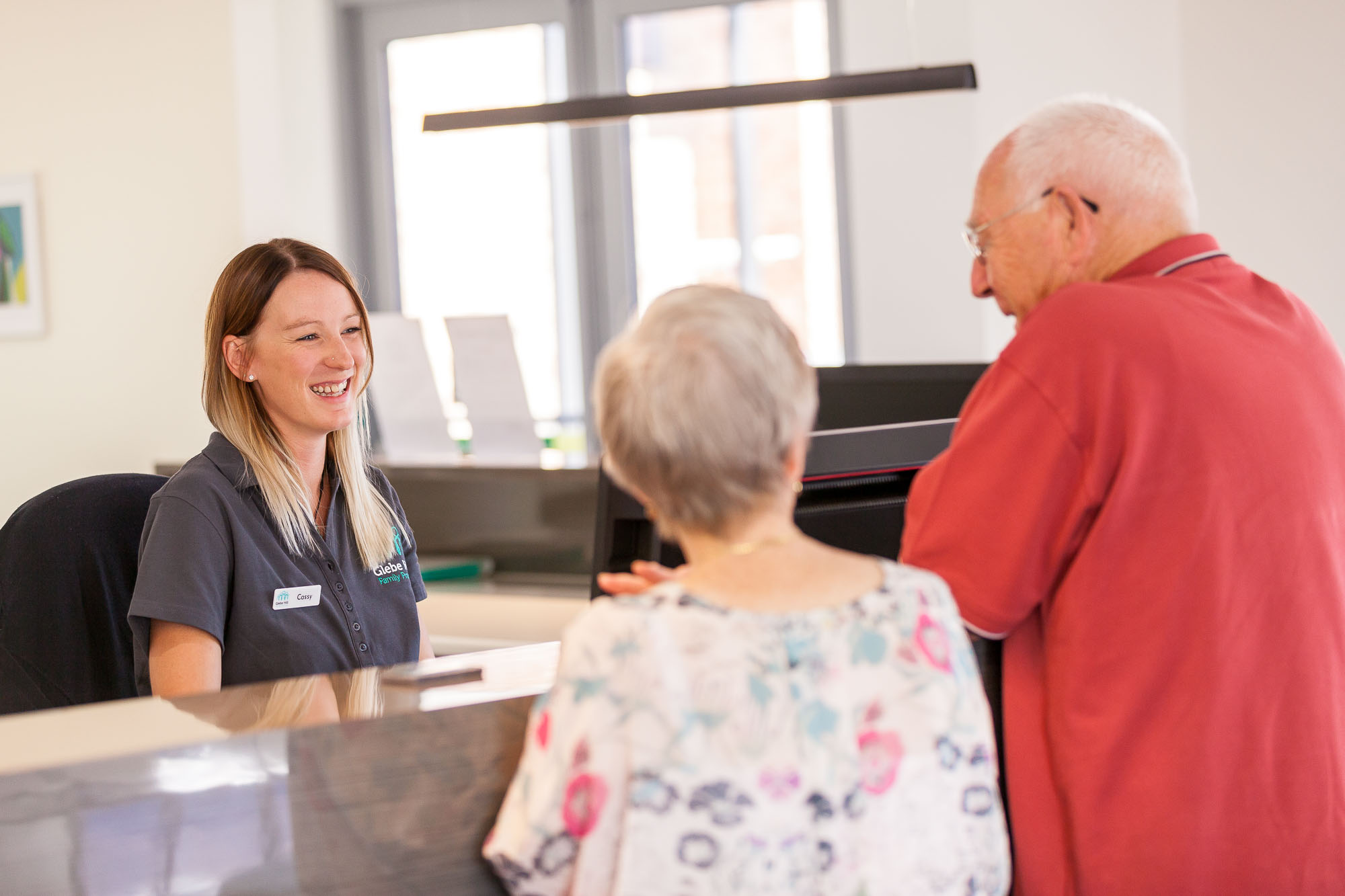Glebe Hill Family Practice - Reception Desk Glebe Hill Family Practice - Reception Desk