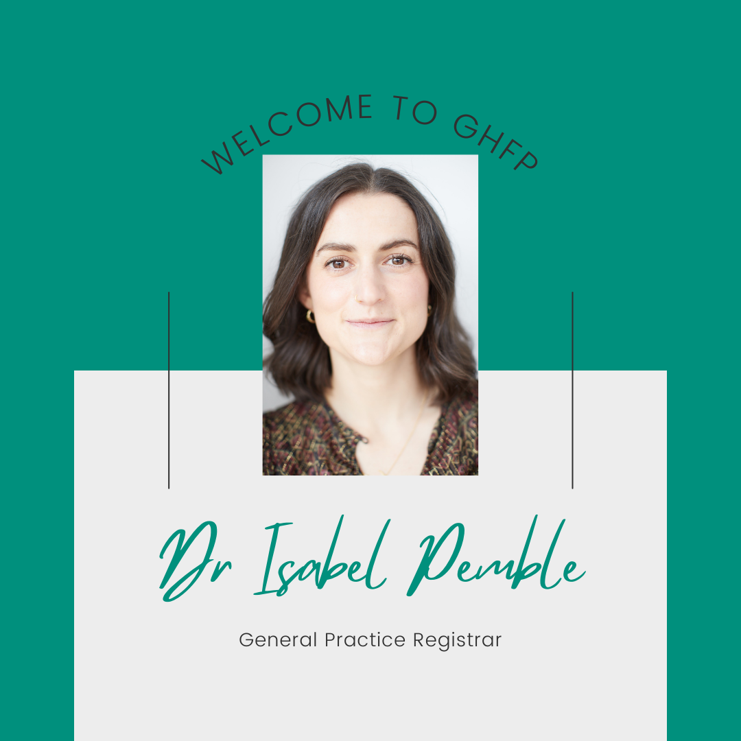Welcome to GHFP - Dr Isabel Pemble